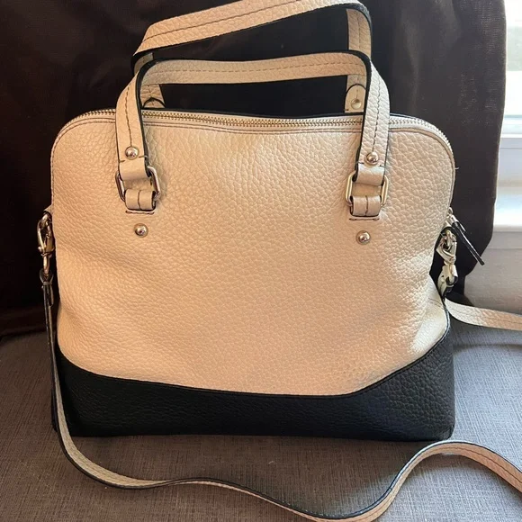 Kate spade pebbles leather handbag with handles & removable cross body strap - Picture 4 of 8